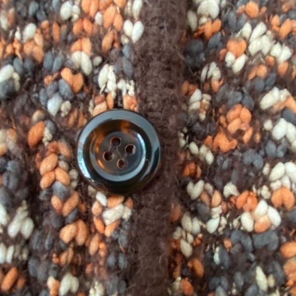 Dean & White boucle button up collared collared sweater size PXL (fits small) - Picture 9 of 13